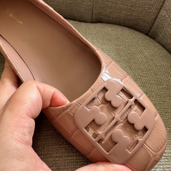 NWOT: Tory Burch Georgia Snake Skin Pump - Picture 6 of 9